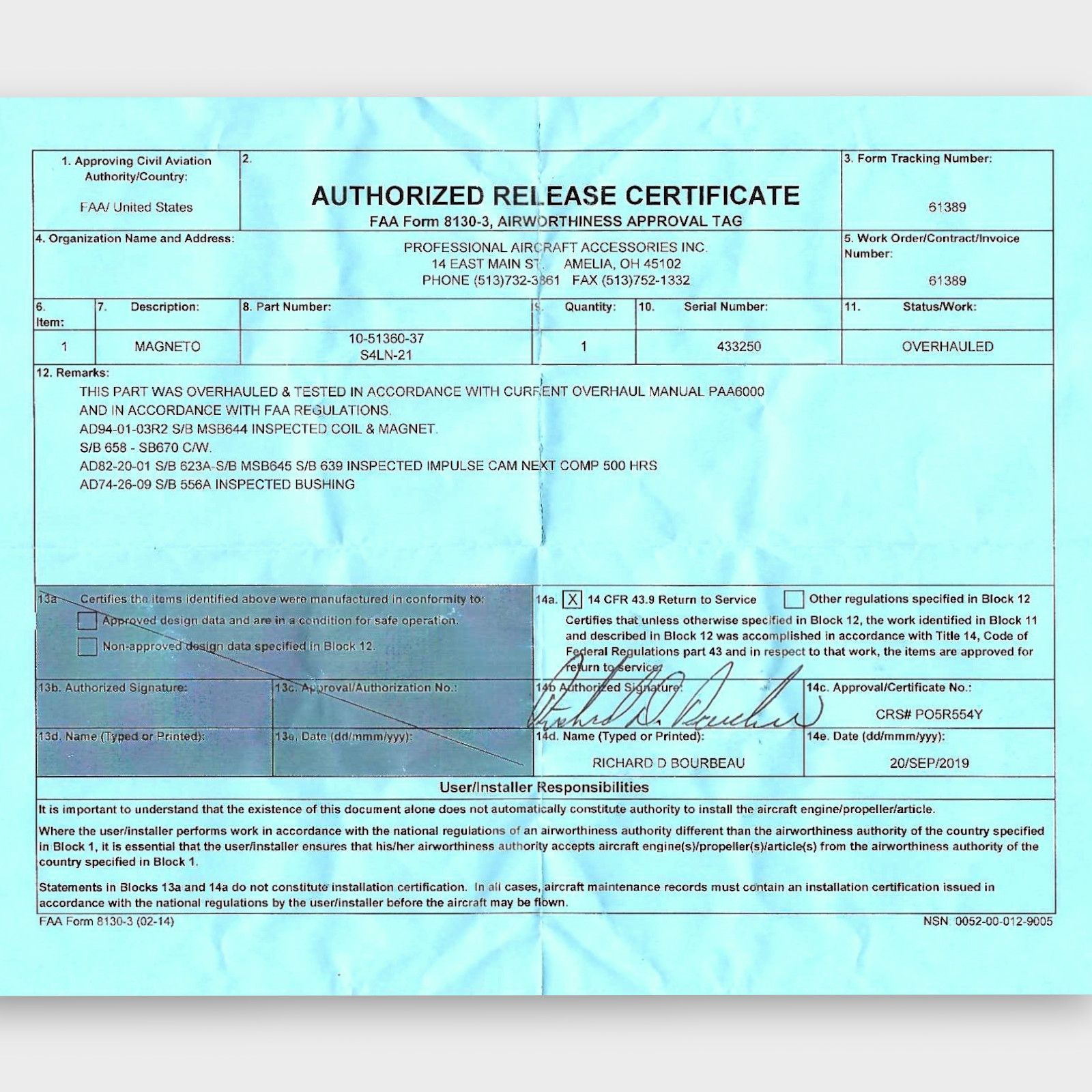 Magneto-Certificate-10-51360-37